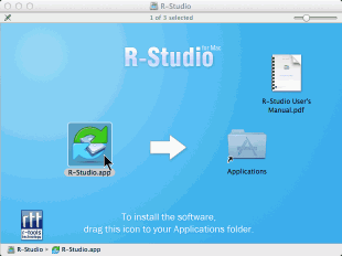 R-Studio for Mac install process