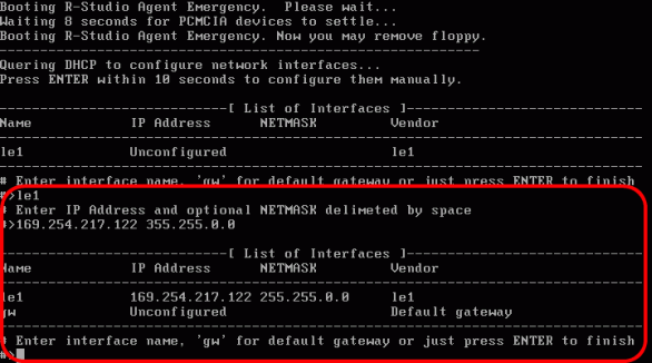 Notfall Datenwiederherstellung uber ein Netzwerk: Manuelle IP-Konfiguration. Schritt 2 Notfall_Datenwiederherstellung_uber_ein_Netzwerk_RSAEIPConfig2.png