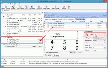 Composants du RAID