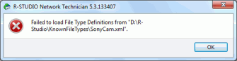 Creating a Custom Known File Type for R-Studio: Error Message