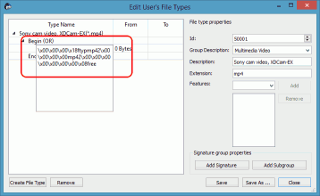 Creating a Custom Known File Type for R-Studio: Built-in graphic editor - adding a signature text