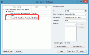 Creating a Custom Known File Type for R-Studio: Built-in graphic editor - adding a signature text