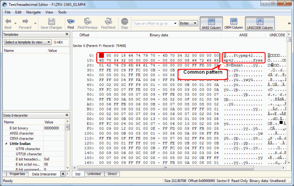 Creating a Custom Known File Type for R-Studio: File signature in File 3