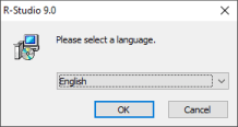 Language of the install process