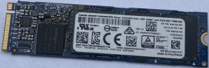 Un ejemplo de un dispositivo NVMe