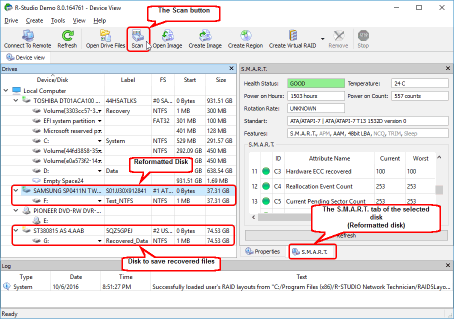 Récupération de données à partir d'un disque NTFS reformaté