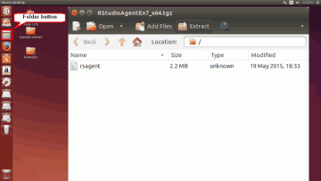 Rozpakowywanie R-Studio Agent na Linuxa