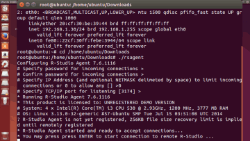 Starting R-Studio Agent for Linux