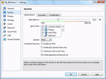 Data Recovery from Virtual Machines: Startup device