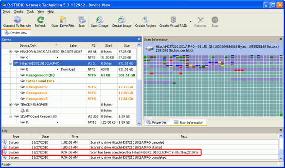 Remote recovery over the Internet