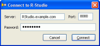  Connect dialog box