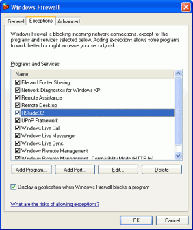  Firewall-waarschuwing