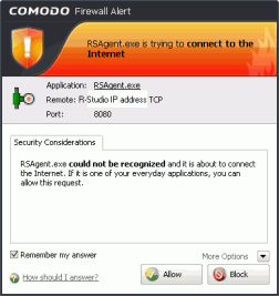  COMODO alert