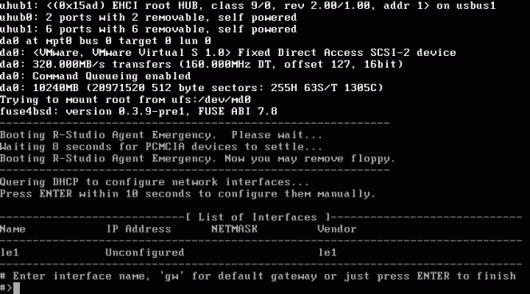 Handmatige IP-configuratie. Stap 1