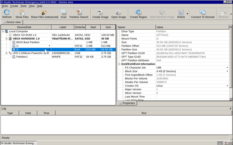 Partition with files