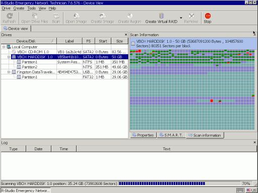 Festplatten-Scan