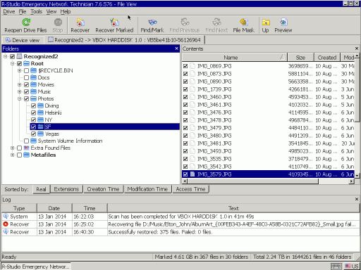 Files found on old Partition 2