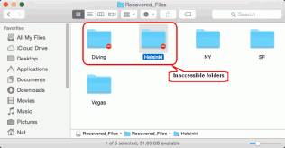 Dossiers inaccessibles dans le Finder