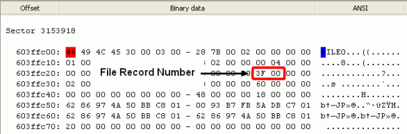 Finding RAID parameters: Last file record