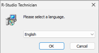 Language of the install process