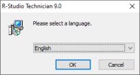 Language of the install process