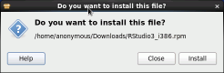 Do you want to install this file?