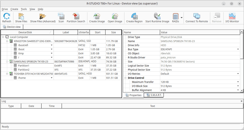 Registered R-Studio T80+