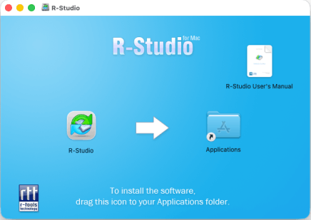 R-Studio for Mac install process