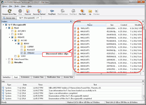 HD Video Recovery from SD cards: Video recovery: Found full AVCHD folders and files marked for recovery