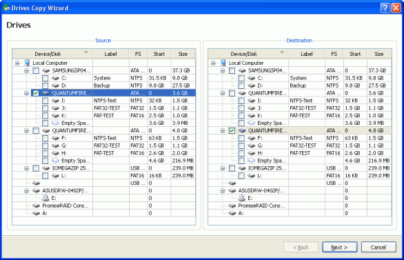 Dateiwiederherstellungssoftware: Erweiterte Kopierfunktion für Objekte