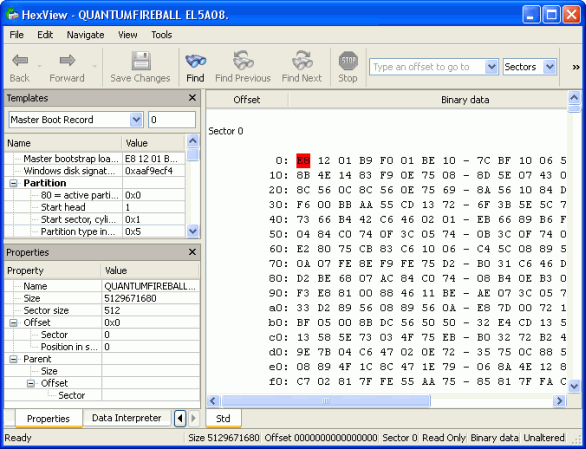Dateiwiederherstellungssoftware: Hexadezimal-Viewer/Editor