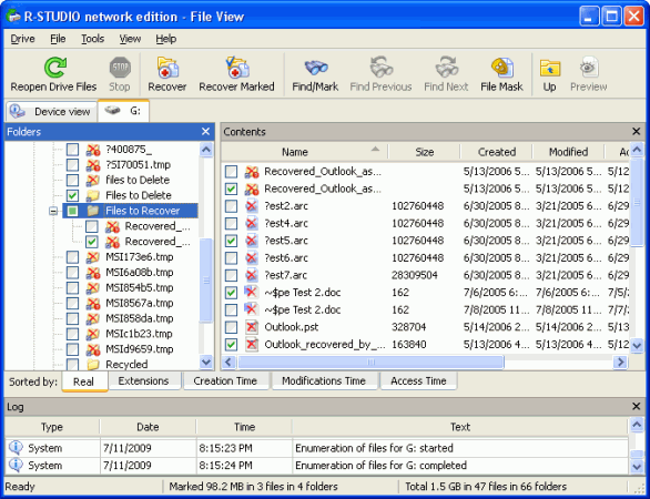 Dateiwiederherstellungssoftware: Ermitteln der Dateien
