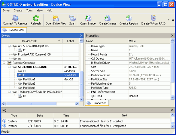 Dateiwiederherstellungssoftware: Dateiwiederherstellung über ein Netzwerk