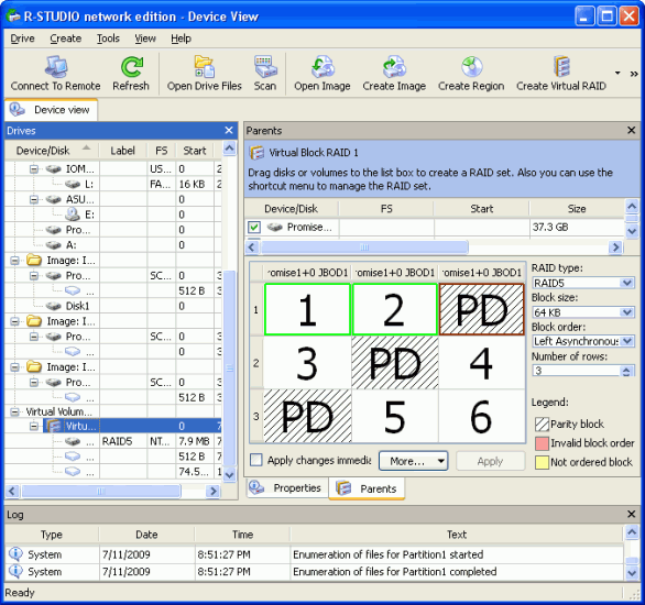 Dateiwiederherstellungssoftware: RAID-Wiederherstellung