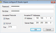 Настройка R-Studio Agent