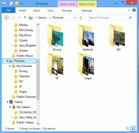 Пользовательские файлы на Windows 8. Диск C: